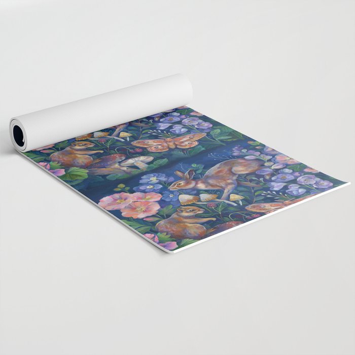 Spring Flower Garden Yoga Mat Gallery Image 2