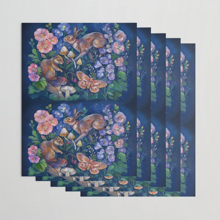 Spring Flower Garden Wrapping Paper Gallery Image 3
