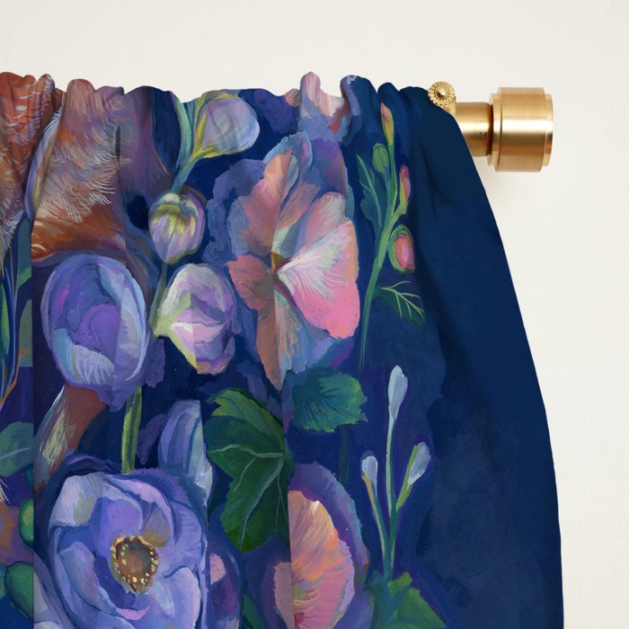 Spring Flower Garden Window Curtain Gallery Image 2