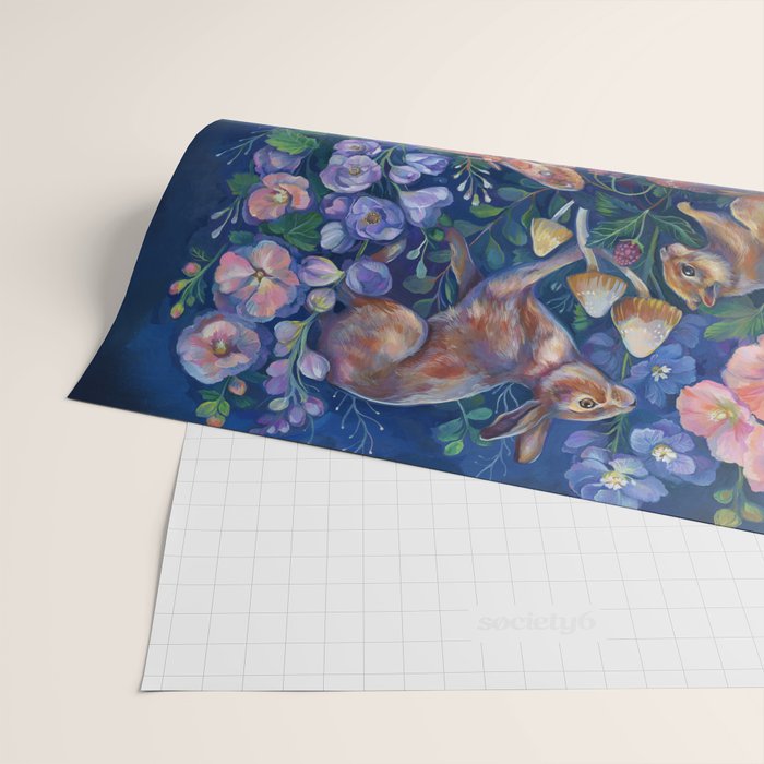 Spring Flower Garden Wrapping Paper Gallery Image 2