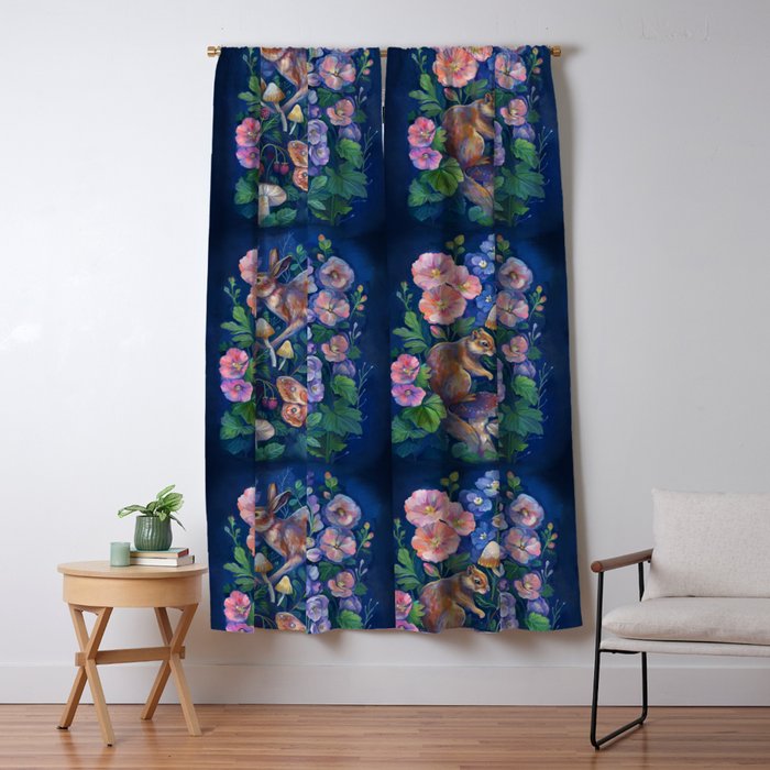 Spring Flower Garden Window Curtain Gallery Image 5