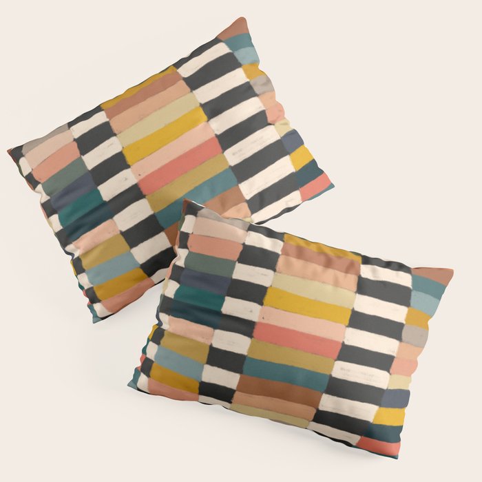 Mix of Stripes #10 Pillow Sham Gallery Image 1