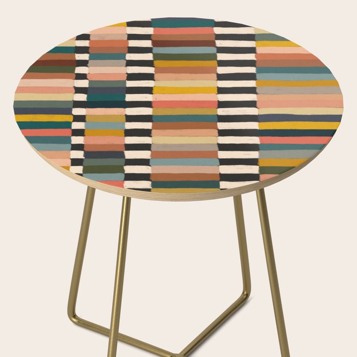 Mix of Stripes #10 Side Table Gallery Image 2