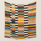Mix of Stripes #10 Wall Tapestry Gallery Image 4