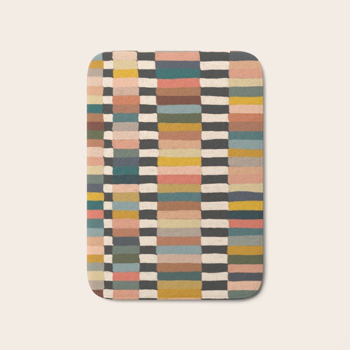 Mix of Stripes #10 Bath Mat Gallery Image 1