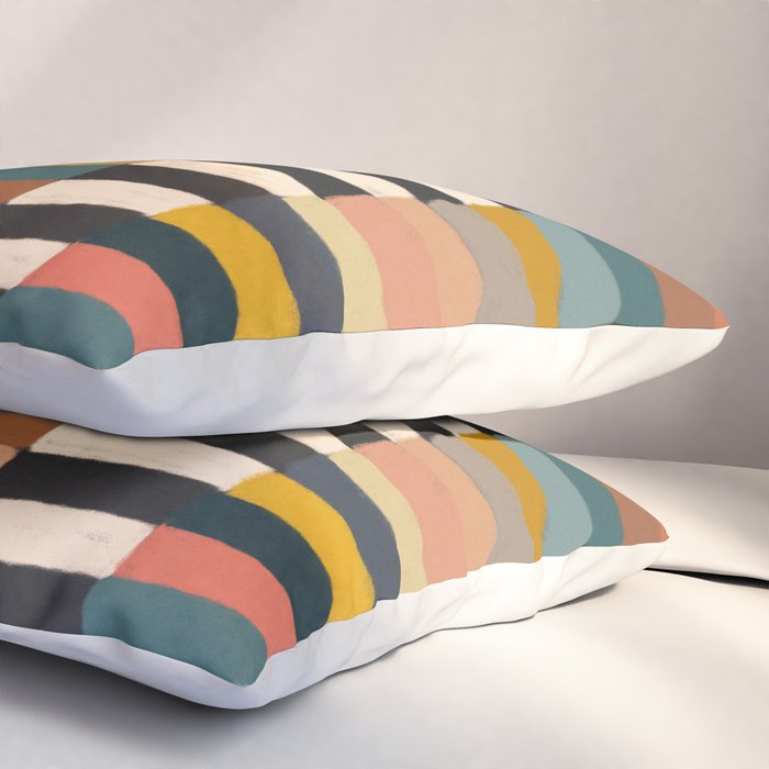 Mix of Stripes #10 Pillow Sham Gallery Image 3