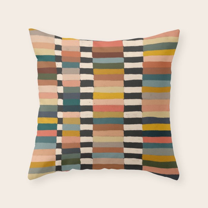 Mix of Stripes #10 Throw Pillow Gallery Image 6