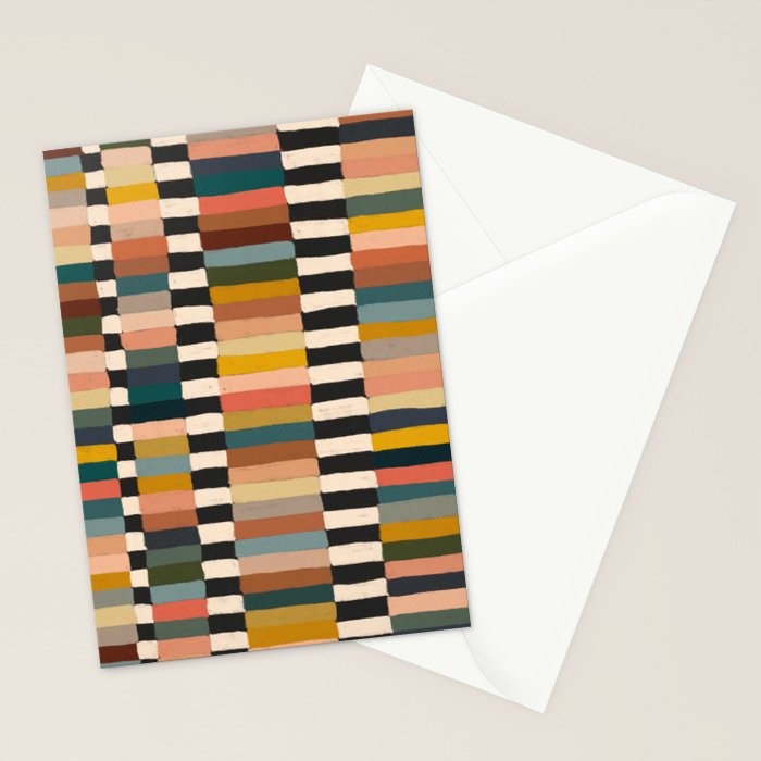Mix of Stripes #10 Stationery Card Gallery Image 2