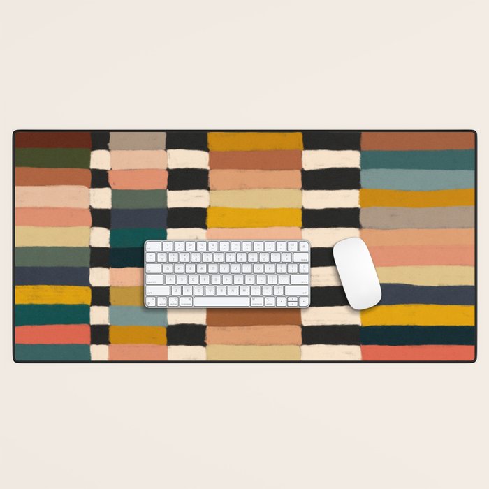Mix of Stripes #10 Desk Mat Gallery Image 1
