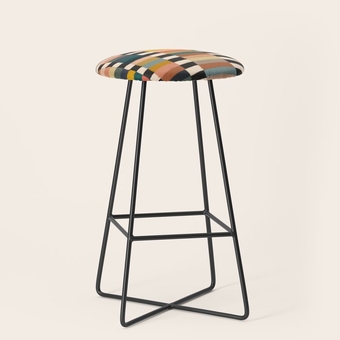 Mix of Stripes #10 Stool Gallery Image 1