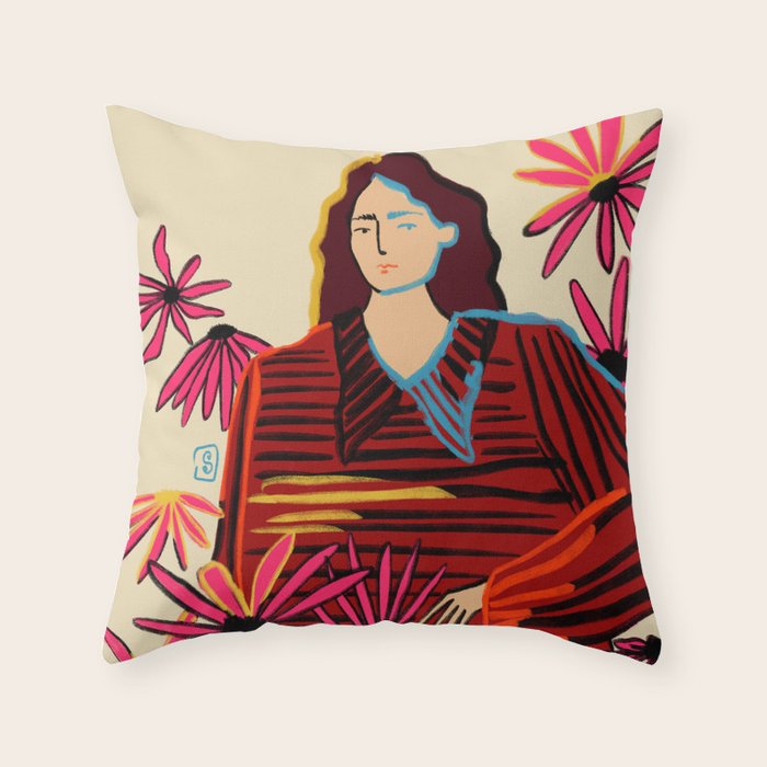 FLORAL DREAM Throw Pillow Gallery Image 6