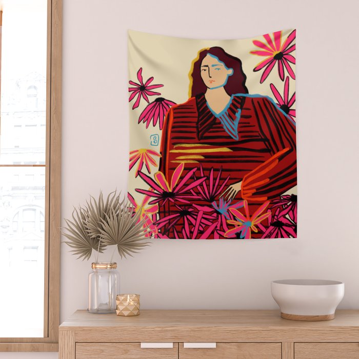 FLORAL DREAM Wall Tapestry Gallery Image 2