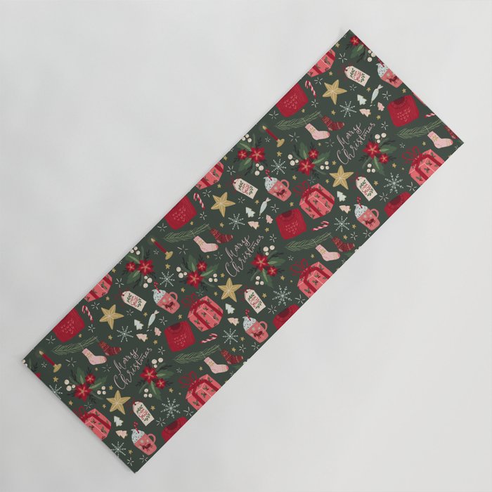 Merry Christmas Yoga Mat Gallery Image 1