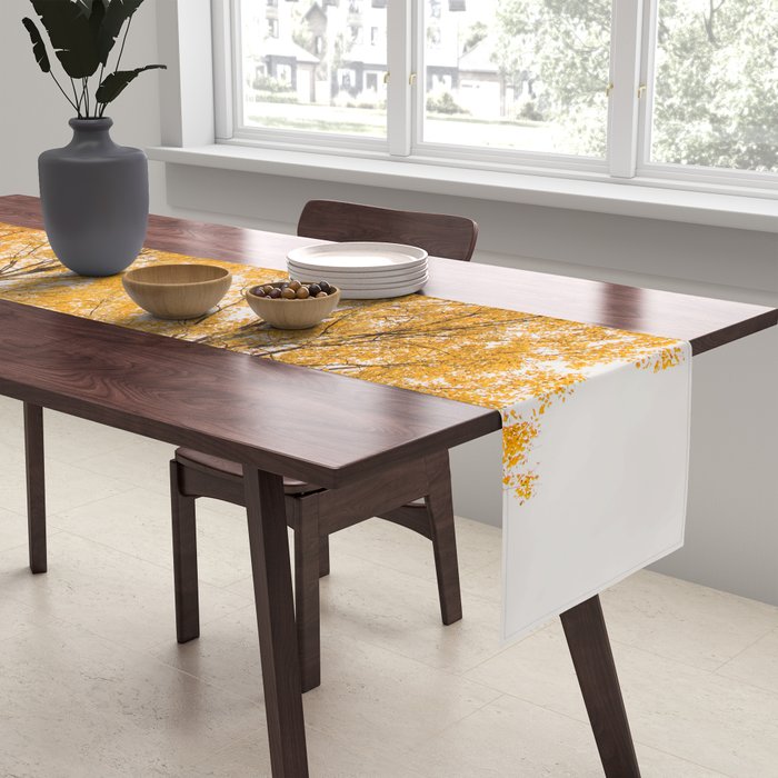 Aspen Trees #decor #society6 #buyart Table Runner Gallery Image 2