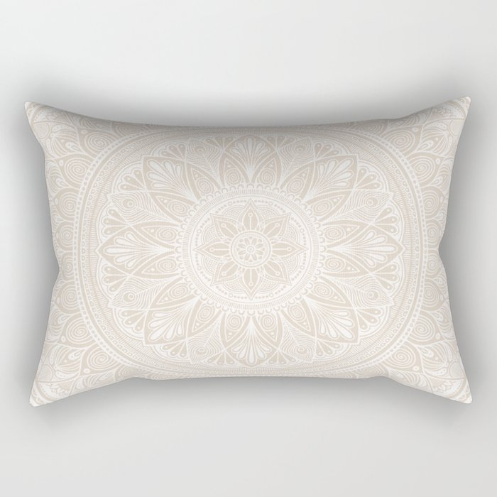Bloom- Pebble  Rectangular Pillow Gallery Image 2