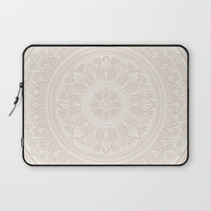 Bloom- Pebble  Laptop Sleeve Gallery Image 1