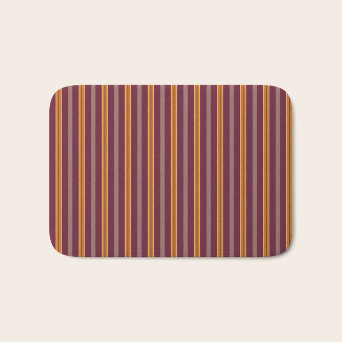 Electric Berry Tangerine Eggshell Texture Bath Mat Gallery Image 1