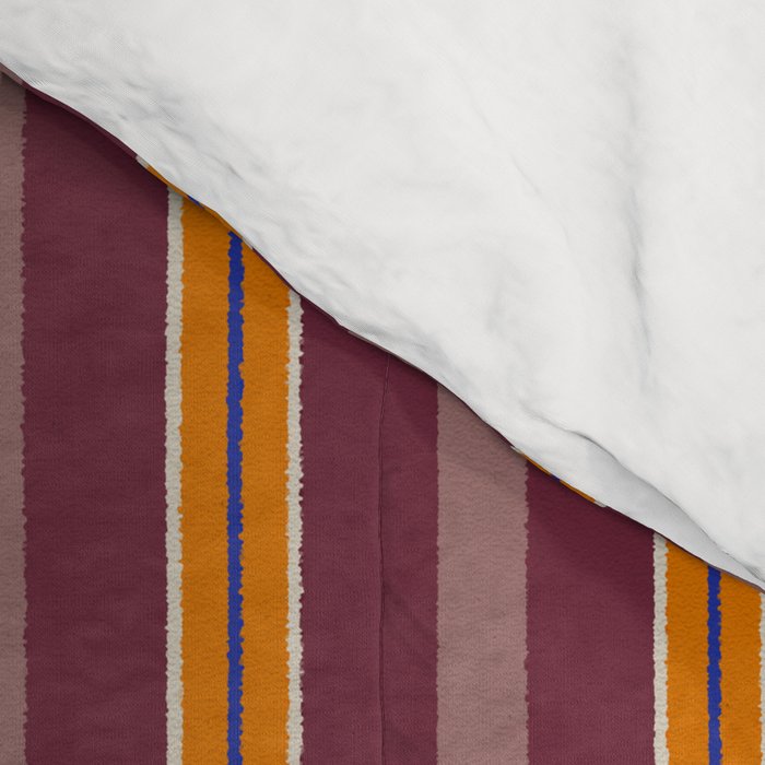 Electric Berry Tangerine Eggshell Texture Comforter Gallery Image 4