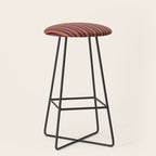 Electric Berry Tangerine Eggshell Texture Stool Gallery Image 1