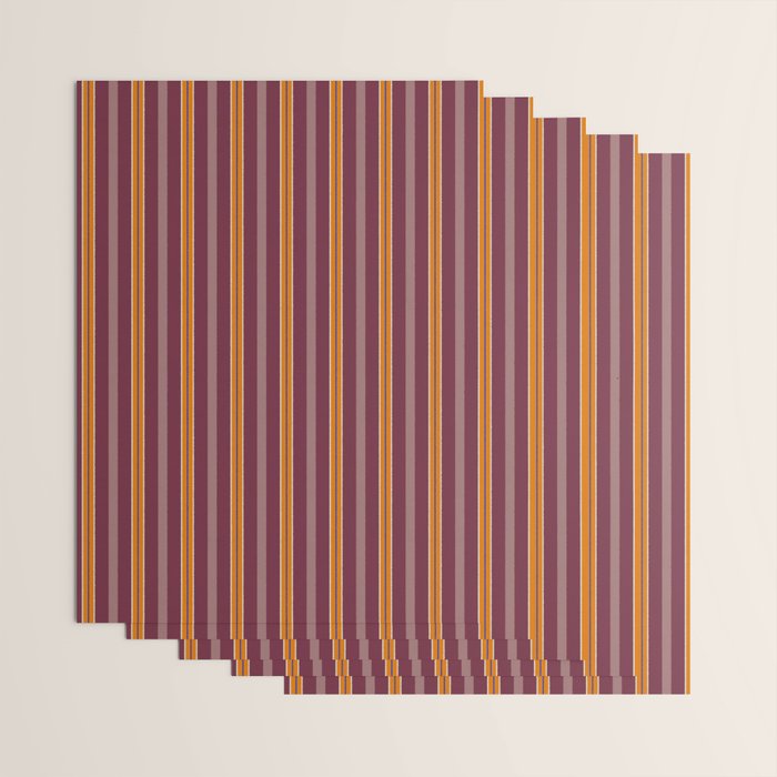 Electric Berry Tangerine Eggshell Texture Wrapping Paper Gallery Image 3