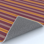 Electric Berry Tangerine Eggshell Texture Rug Gallery Image 4