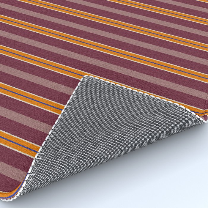 Electric Berry Tangerine Eggshell Texture Rug Gallery Image 4