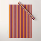 Electric Berry Tangerine Eggshell Texture Wrapping Paper Gallery Image 1