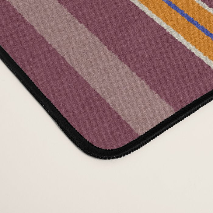 Electric Berry Tangerine Eggshell Texture Desk Mat Gallery Image 4