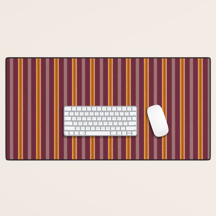 Electric Berry Tangerine Eggshell Texture Desk Mat Gallery Image 1