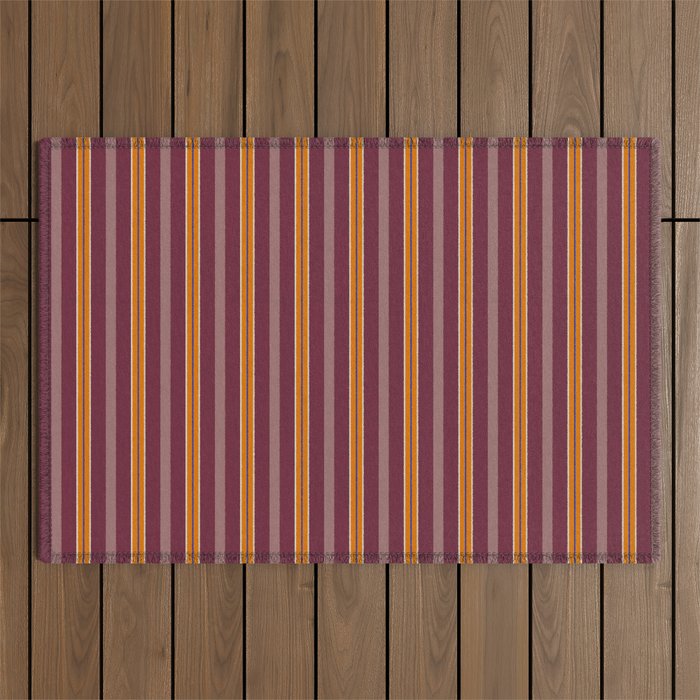 Electric Berry Tangerine Eggshell Texture Outdoor Rug Gallery Image 1