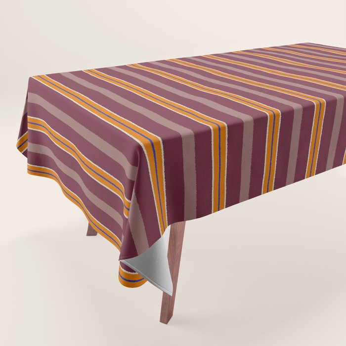 Electric Berry Tangerine Eggshell Texture Tablecloth Gallery Image 1
