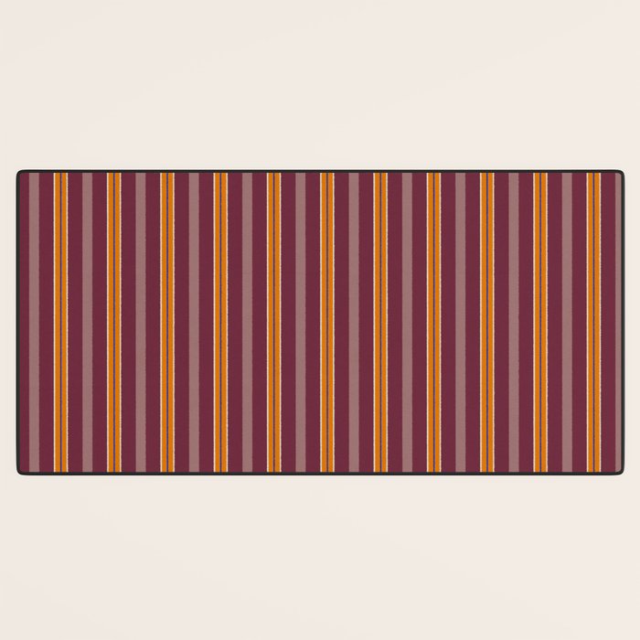 Electric Berry Tangerine Eggshell Texture Desk Mat Gallery Image 3