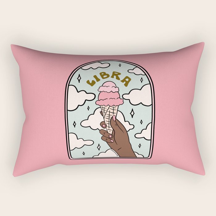 Libra Ice cream Rectangular Pillow Gallery Image 2