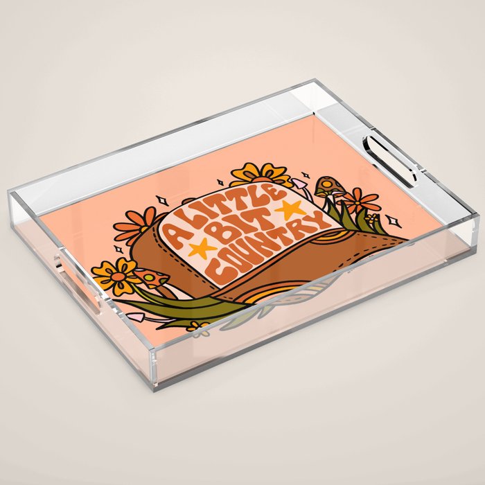 A Little Bit Country Acrylic Tray Gallery Image 1