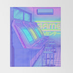 Midnight Arcade Throw Blanket Gallery Image 2