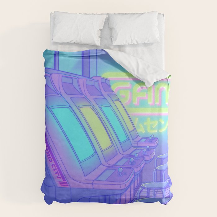 Midnight Arcade Duvet Cover Gallery Image 1