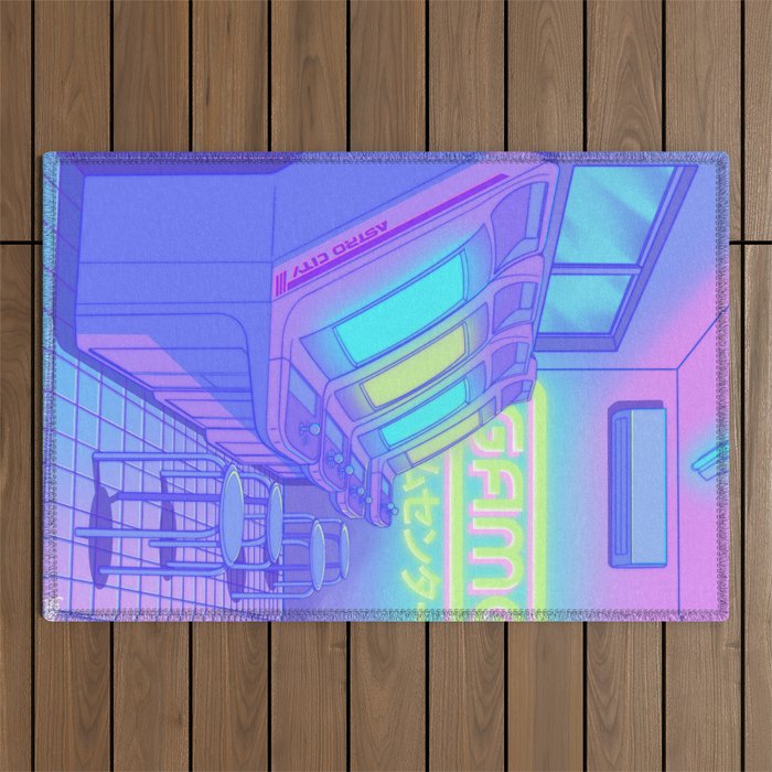 Midnight Arcade Outdoor Rug Gallery Image 1