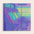 Midnight Arcade Wood Wall Art Gallery Image 1