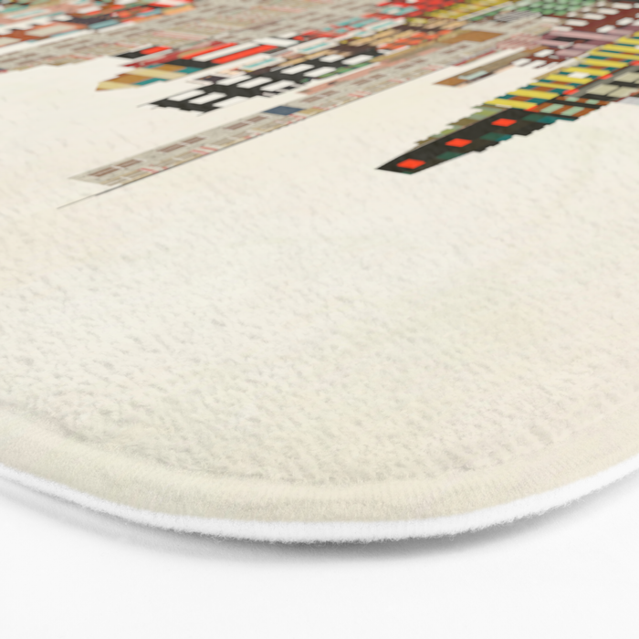 boston city skyline Bath Mat Gallery Image 3