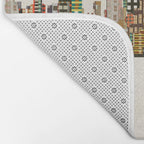 boston city skyline Bath Mat Gallery Image 2