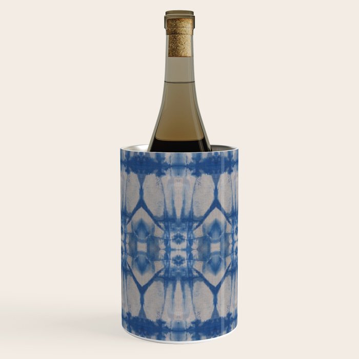 Natural Shibori Flowers Wine Chiller Gallery Image 1