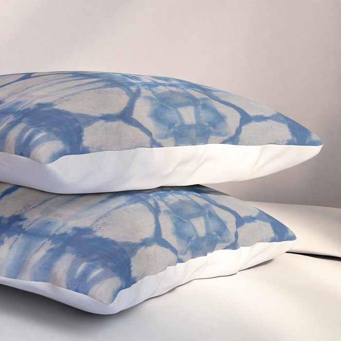 Natural Shibori Flowers Pillow Sham Gallery Image 3