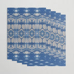 Natural Shibori Flowers Wrapping Paper Gallery Image 3