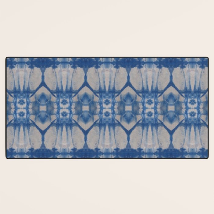 Natural Shibori Flowers Desk Mat Gallery Image 3