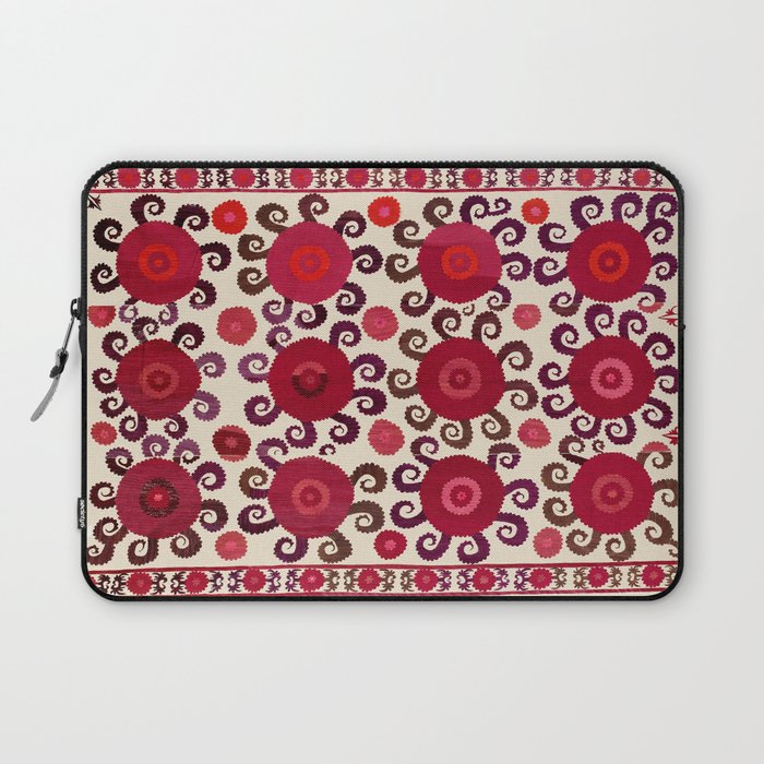 Samarkand  Southwest Uzbekistan Suzani Embroidery Print Laptop Sleeve Gallery Image 1