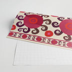 Samarkand  Southwest Uzbekistan Suzani Embroidery Print Wrapping Paper Gallery Image 2