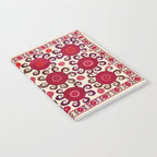 Samarkand  Southwest Uzbekistan Suzani Embroidery Print Notebook Gallery Image 2
