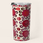 Samarkand  Southwest Uzbekistan Suzani Embroidery Print Travel Mug Gallery Image 3