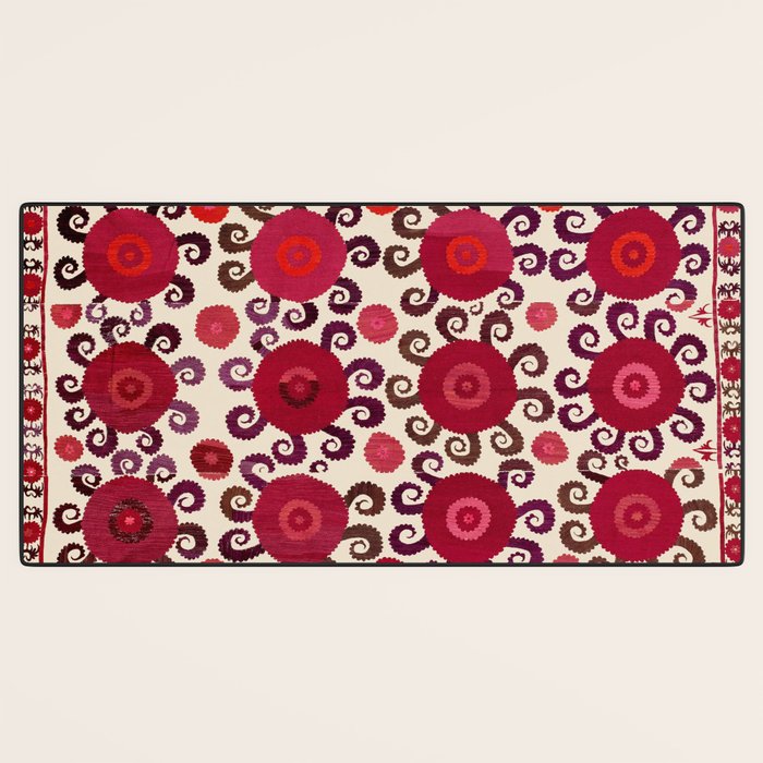 Samarkand  Southwest Uzbekistan Suzani Embroidery Print Desk Mat Gallery Image 3