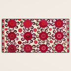 Samarkand  Southwest Uzbekistan Suzani Embroidery Print Desk Mat Gallery Image 3